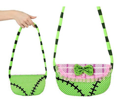 Petit Sac de Monstre Vert pour Halloween