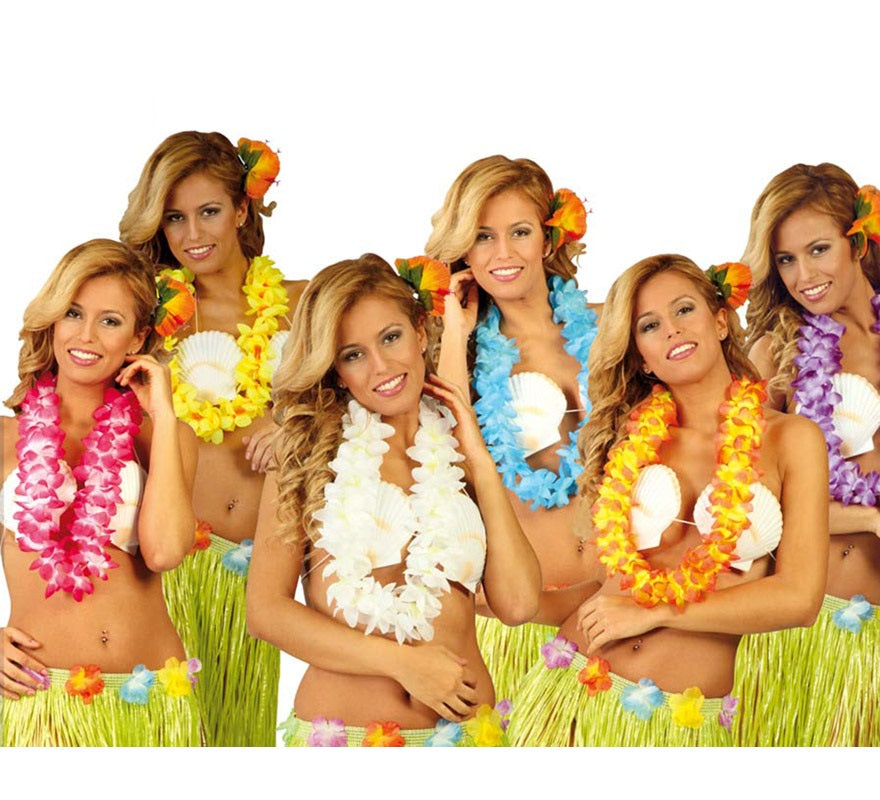 Translation missing: fr.Collar Hawaiano extra de flores colores surtidos