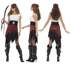 Déguisement de Femme Pirate Boucanier taille M