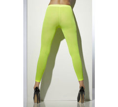Leggings couleur vert néon ou fluorescents