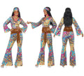 Disfraz Hippy Flower Power para Mujer talla M