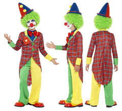 Déguisement Clown Garçon À Carreaux enfants de 7 à 9 ans