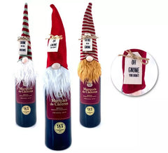 Housse Lutin de Noël pour Bouteille 30 cm en modèles assortis