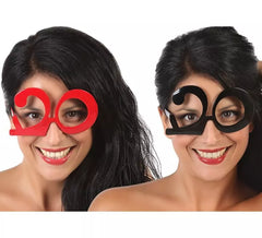 Lunettes 20 Anniversaire 2 couleurs variés
