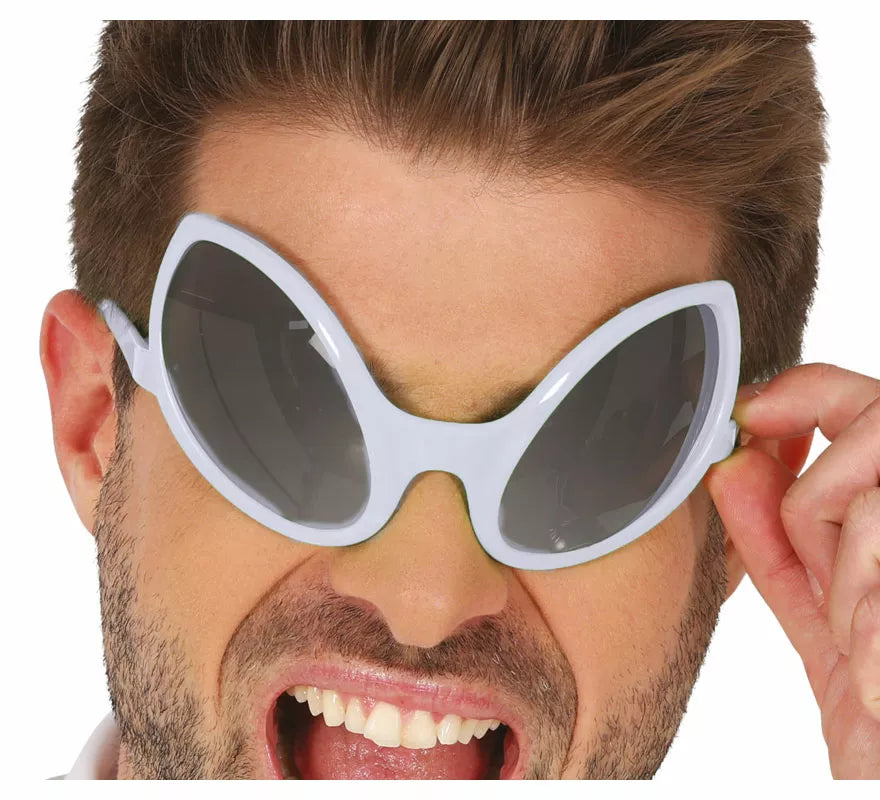 Translation missing: fr.Gafas Alienígena plateadas adulto