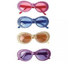 Lunettes Années 60 avec paillettes couleurs variés