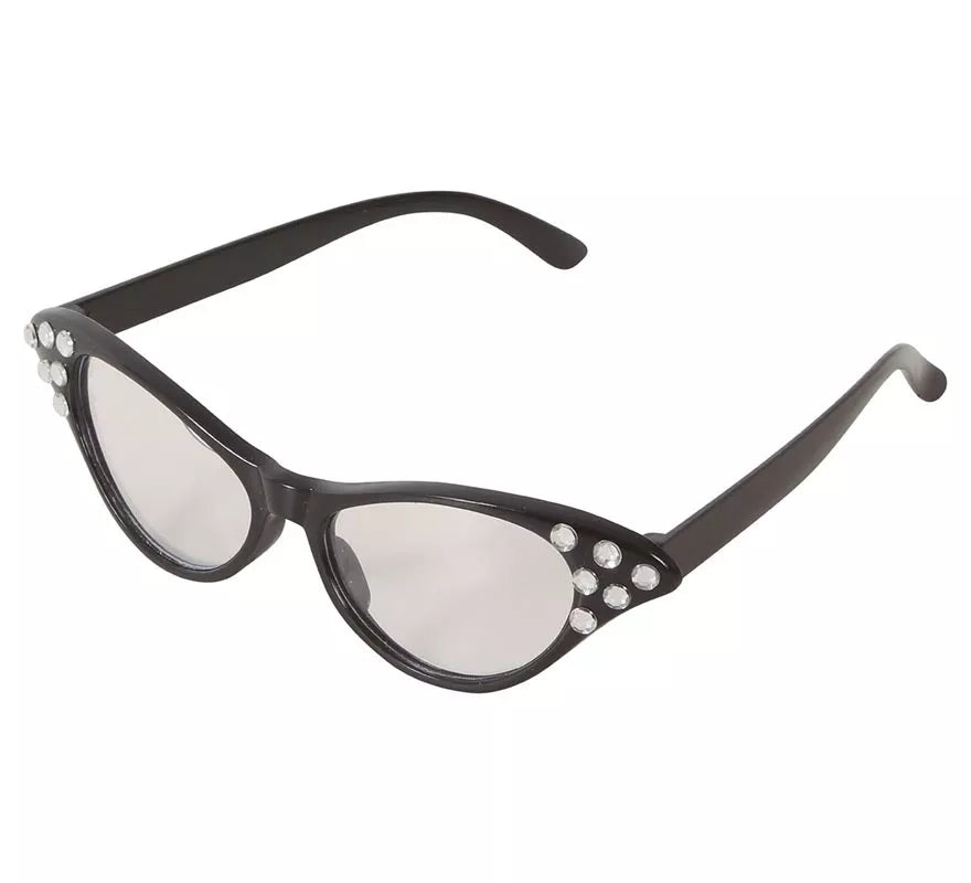 Translation missing: fr.Gafas años 60 negras con cristales