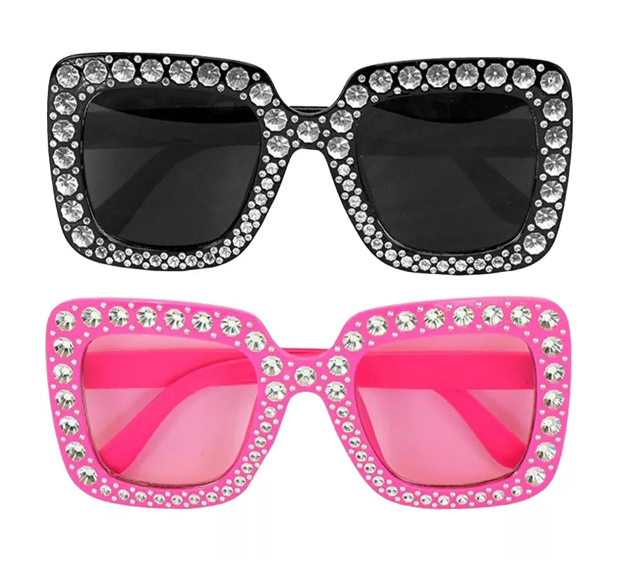 Translation missing: fr.Gafas Años 70 Strass en varios colores