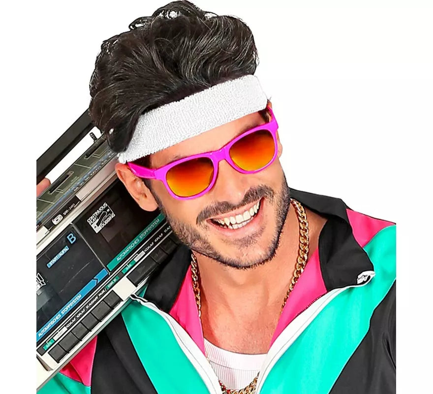 Translation missing: fr.Gafas Años 80 neón con Lentes en colores surtidos