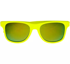 Lunettes néon des années 80 avec verres multicolores