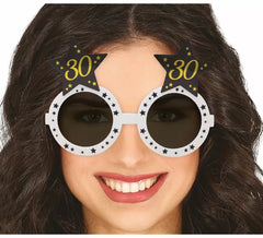Lunettes Blanches à Etoiles Années 30