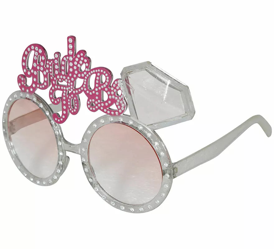 Gafas Bride to be con brillantes adulta