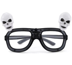 Lunettes tête de mort avec lumière