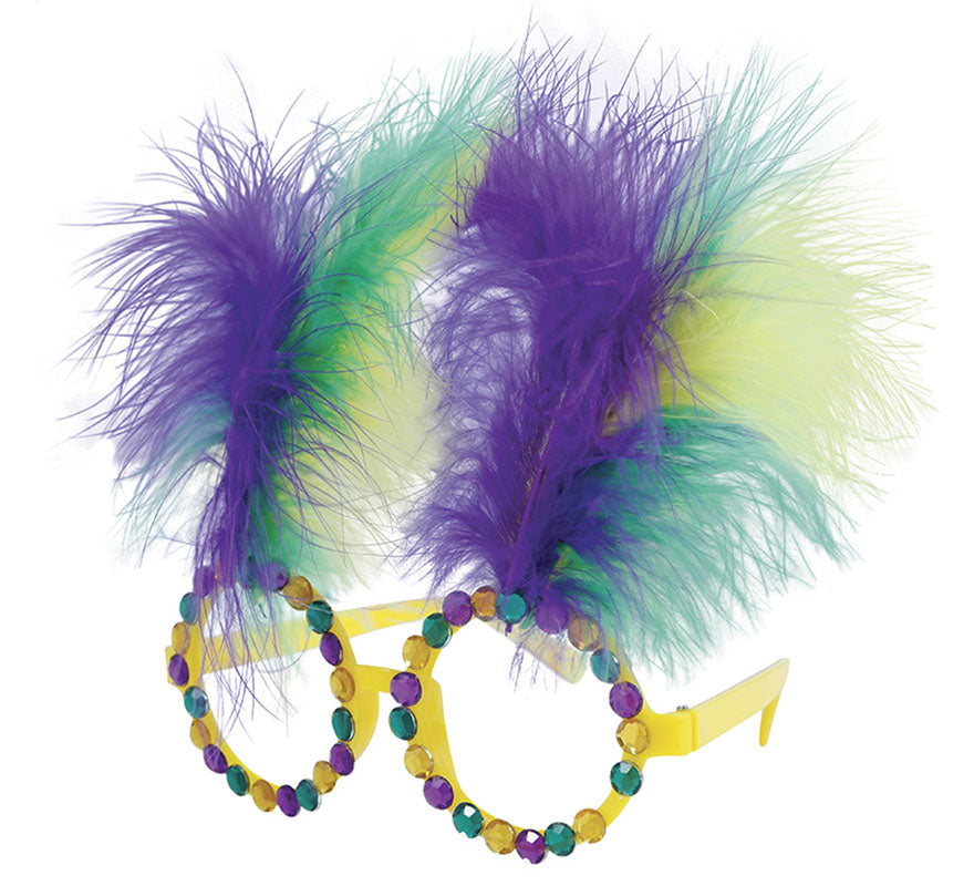 Translation missing: fr.Gafas Circulares con Plumas Altas