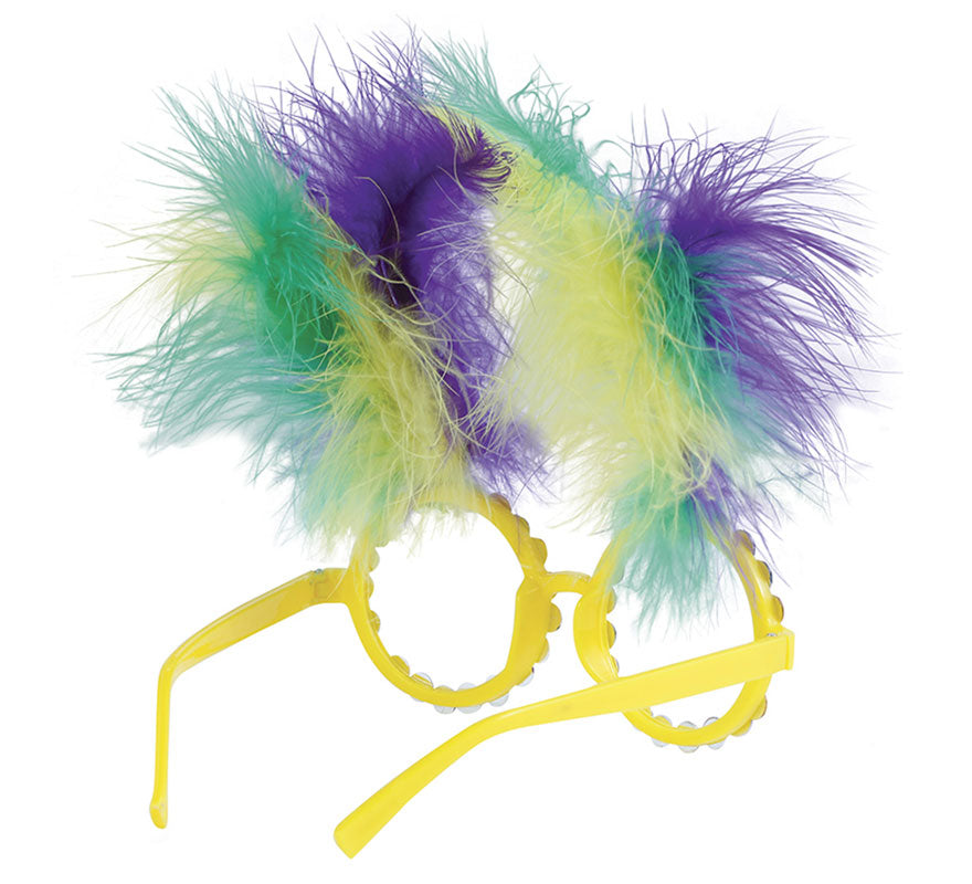 Translation missing: fr.Gafas Circulares con Plumas Altas