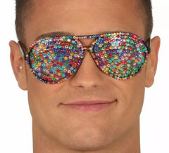 Lunettes avec Brillants Multicouleur