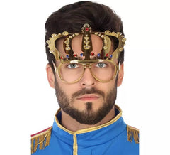 Lunettes avec Couronne Dorée