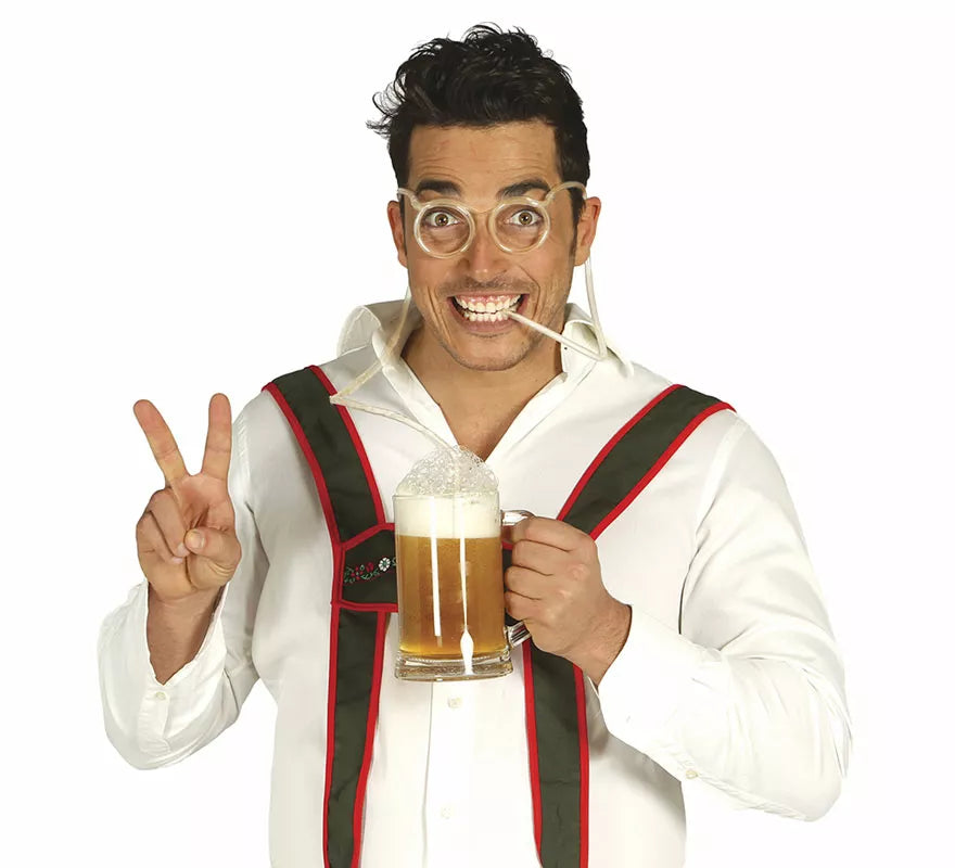 Translation missing: fr.Gafas con manguera para Cerveza Party adulto