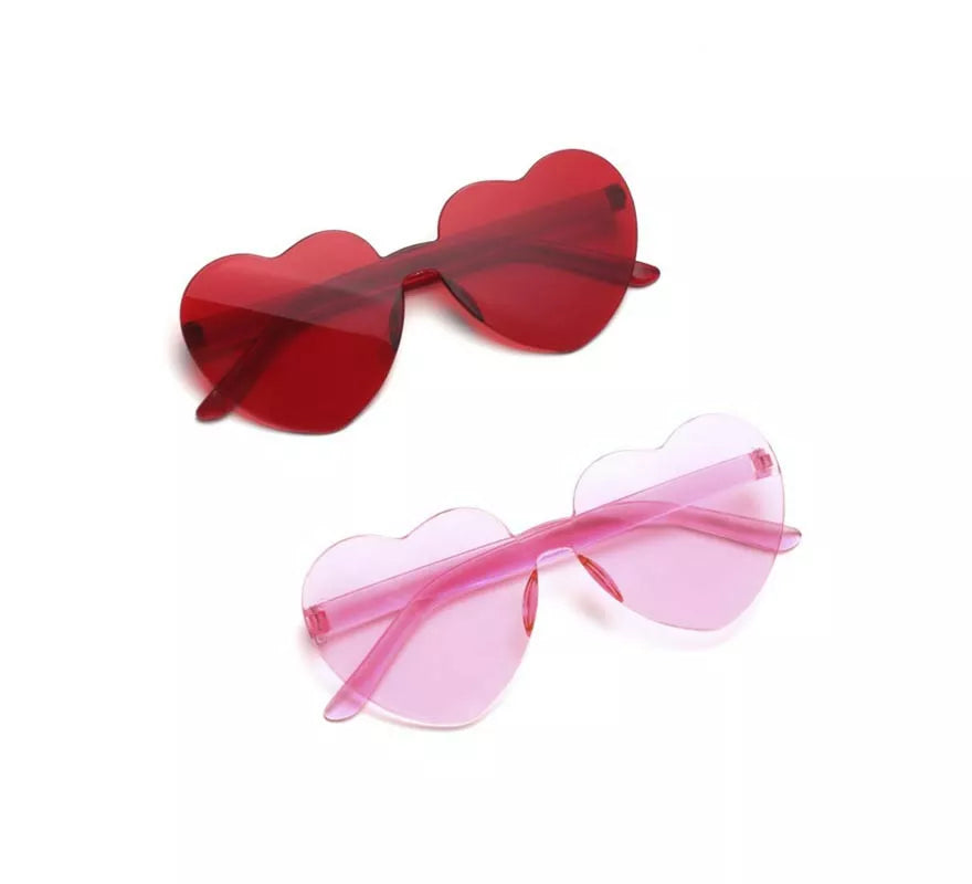 Translation missing: fr.Gafas Corazón en colores surtidos adulto