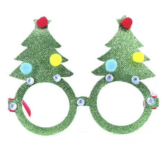 Lunettes de sapin de Noël scintillantes