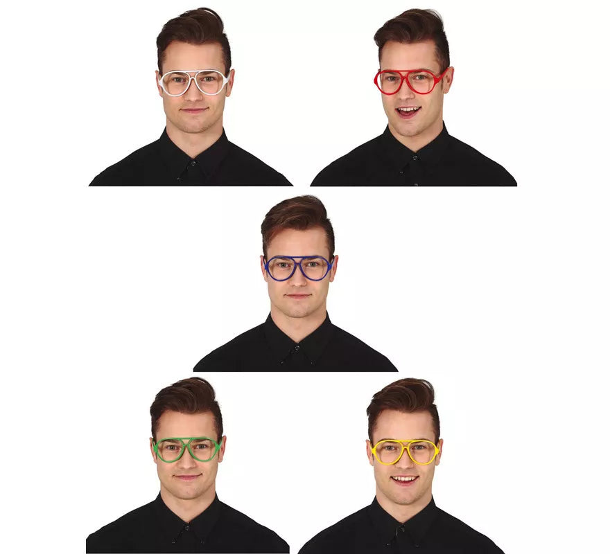 Gafas de Aviador en varios colores con cristales transportador