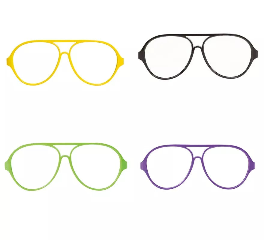 Translation missing: fr.Gafas de Aviador sin cristal en colores surtidos