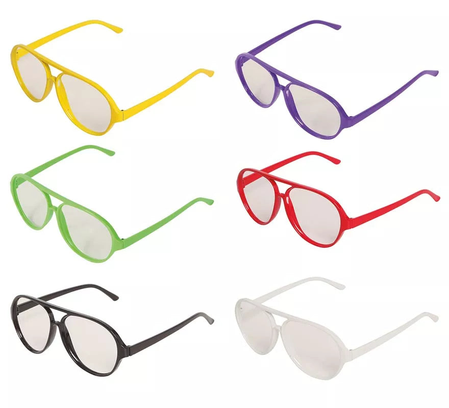 Translation missing: fr.Gafas de Aviador sin cristal en colores surtidos