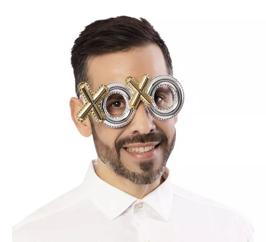 Translation missing: fr.Gafas de Besos XOXO dorado y plata