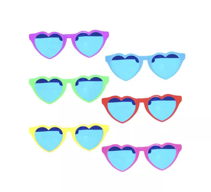 Translation missing: fr.Gafas de Corazón gigantes colores surtidos