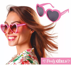 Lunettes coeur pour filles adultes