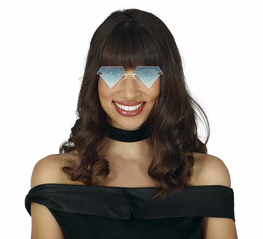 Translation missing: fr.Gafas de Diamantes azul adulto