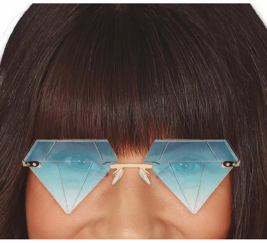 Translation missing: fr.Gafas de Diamantes azul adulto