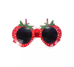 Verres fraise à pois