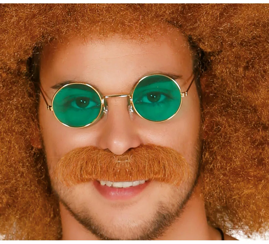 Translation missing: fr.Gafas de Hippie circulares en varios colores adulto