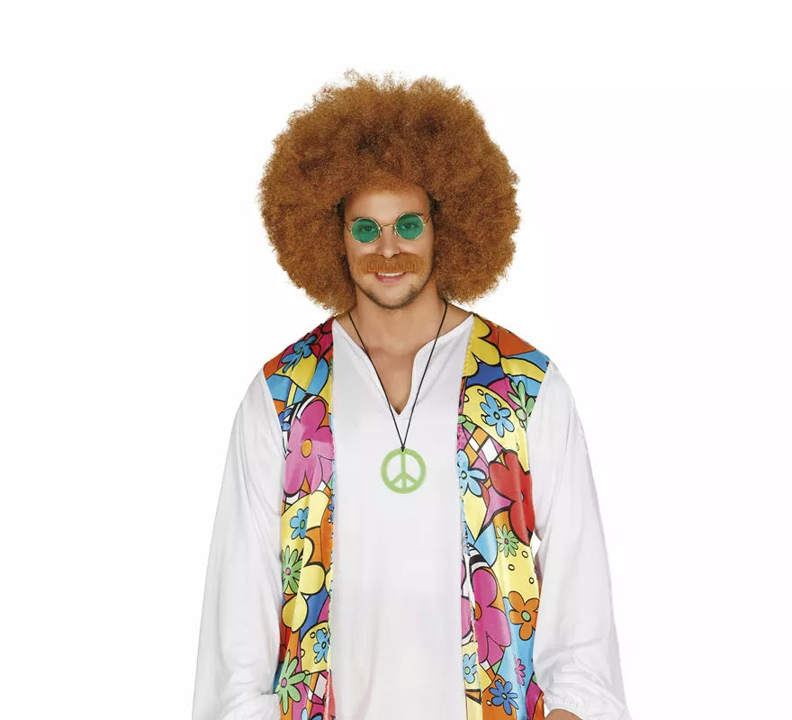 Translation missing: fr.Gafas de Hippie circulares en varios colores adulto