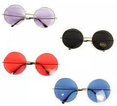 Lunettes de Hippie Rondes couleurs variés
