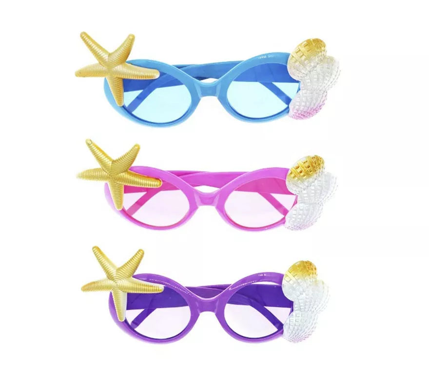 Translation missing: fr.Gafas de Marinas estrella y conchas colores surtidos