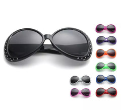 Lunettes anti-mouches à pois de couleurs assorties