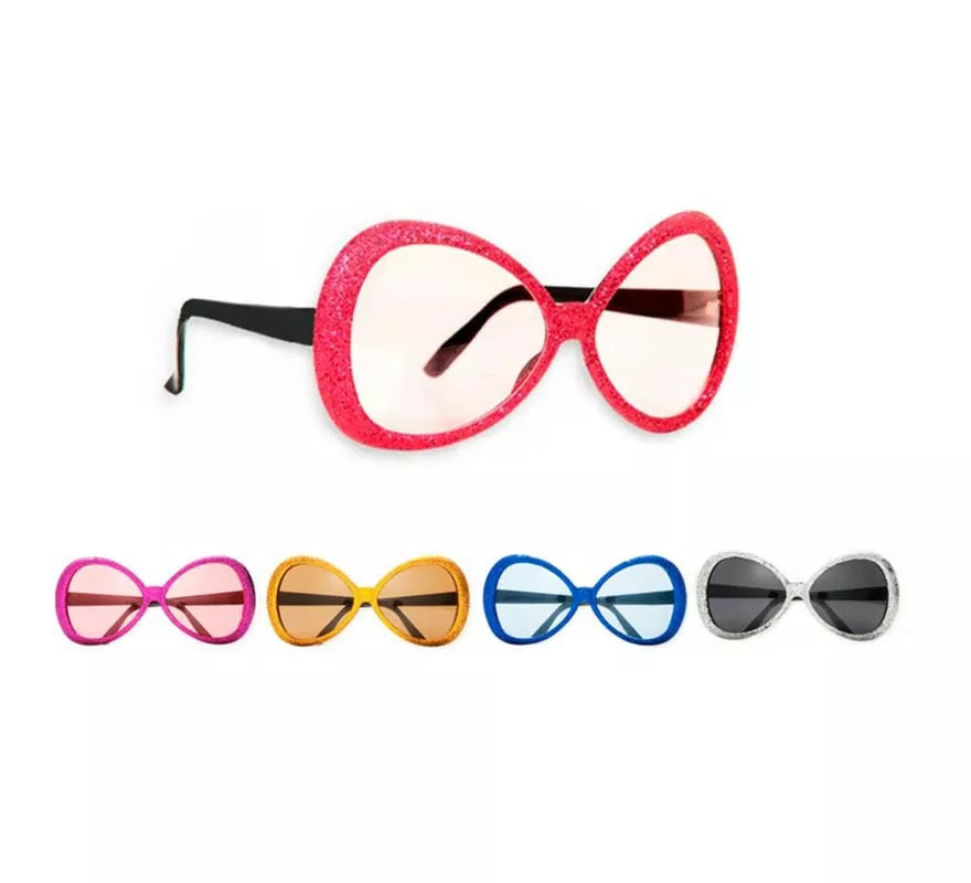 Translation missing: fr.Gafas de Mosca con purpurina colores surtidos