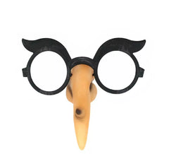 Lunettes nez de sorcière avec sourcils