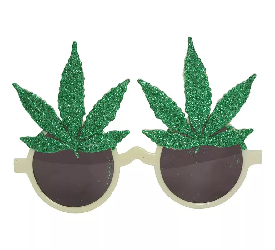 Translation missing: fr.Gafas de Rastafari con hojas de Marihuana