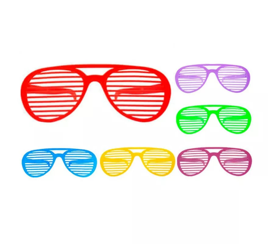 Translation missing: fr.Gafas de Rejillas gigante colores surtidos