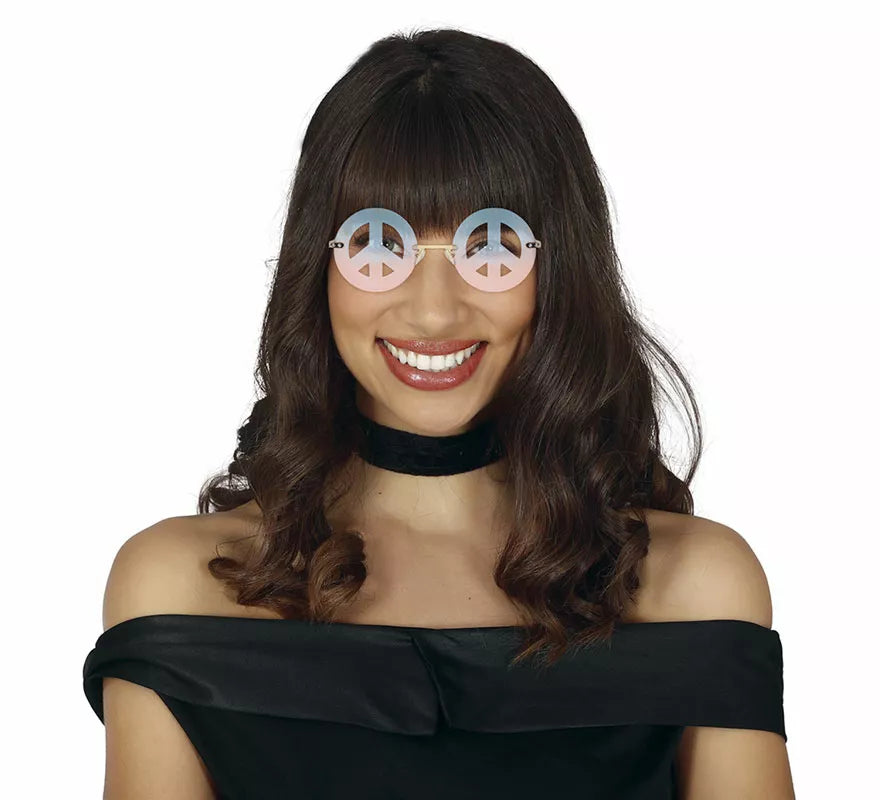 Gafas de Símbolo de la Paz adulto