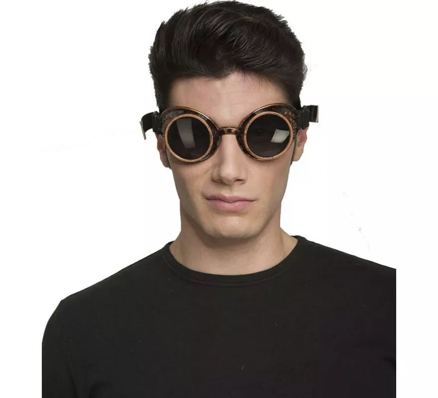 Translation missing: fr.Gafas de Steampunk negras Tintadas