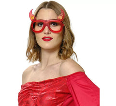 Lunettes démoniaques cool d'Halloween avec lumière