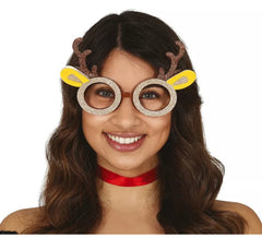 Lunettes de renne de Noël drôles