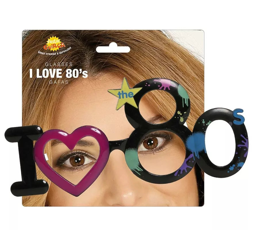 Translation missing: fr.Gafas Divertidas I Love 80