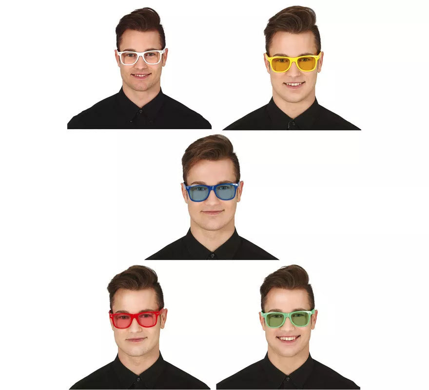 Translation missing: fr.Gafas en varios colores con Cristales Transparentes
