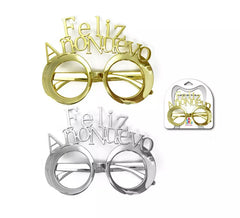 Verres Happy New Year en 2 couleurs assorties