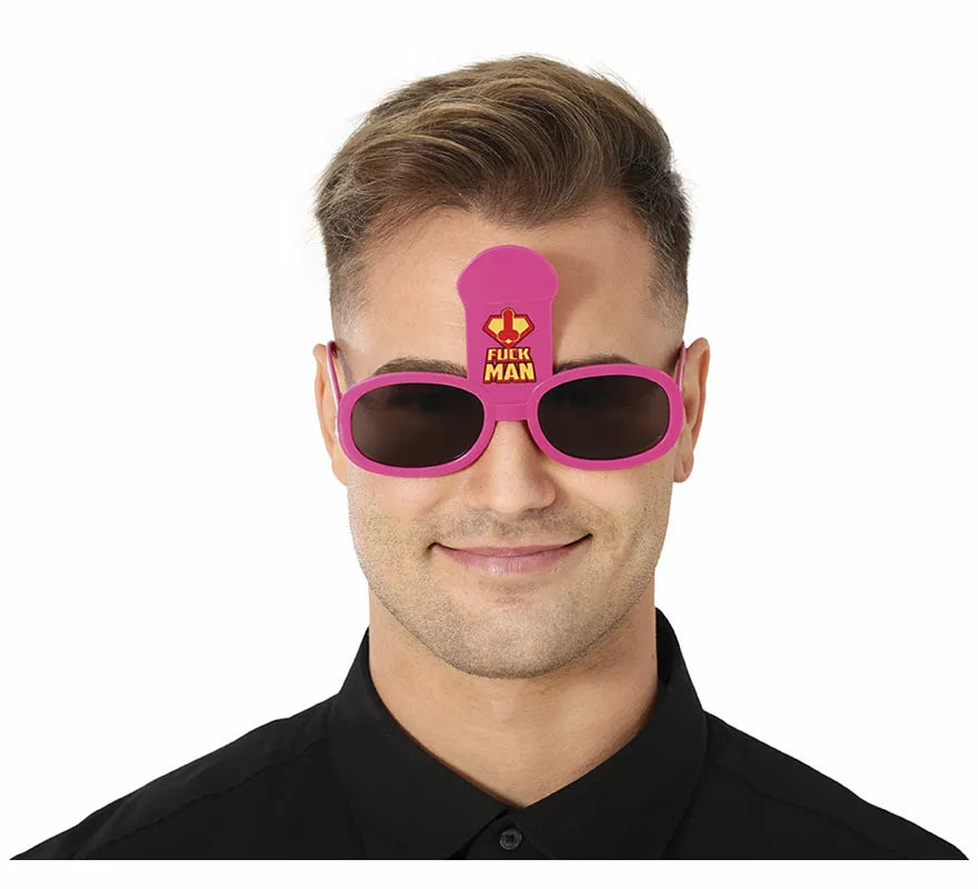Translation missing: fr.Gafas Fuckman rosa adulto